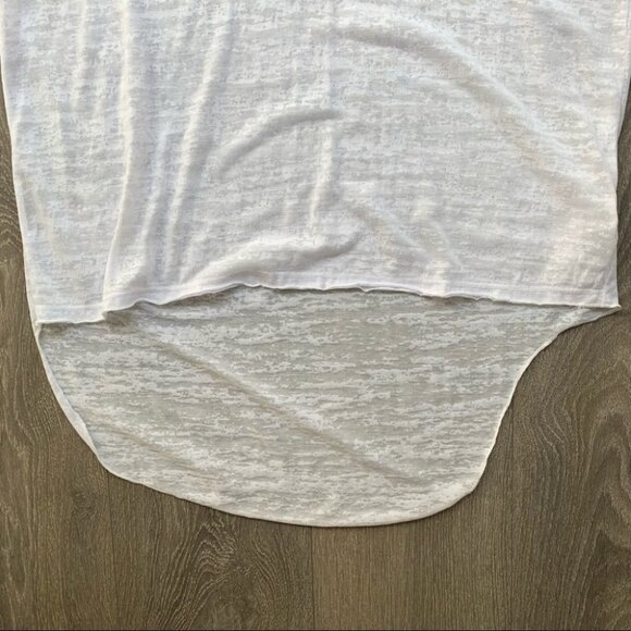 LNA Cape Strap Tee Top Burnout 3/4 Length Sleeve White Size Small - Picture 6 of 16